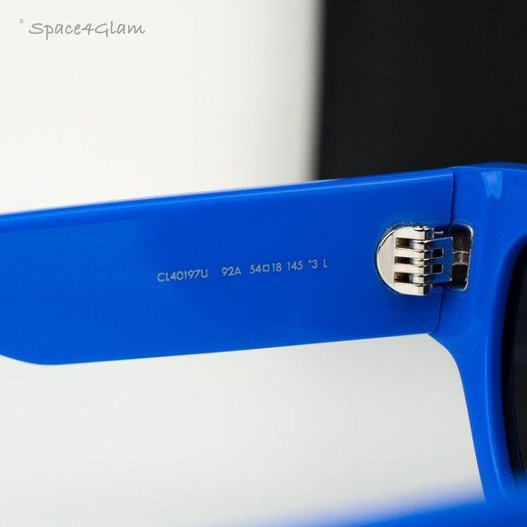 Celine Men Sunglasses CL40197U MONOCHROMS 92A Blue Grey Cat Eye BRAND NEW - Picture 6 of 9